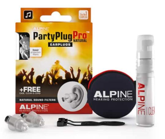 Alpine Oordopjes PartyPlug Pro Natural muziek