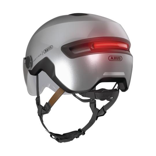 Fietshelm ABUS Hud-Y Ace Gleam Silver