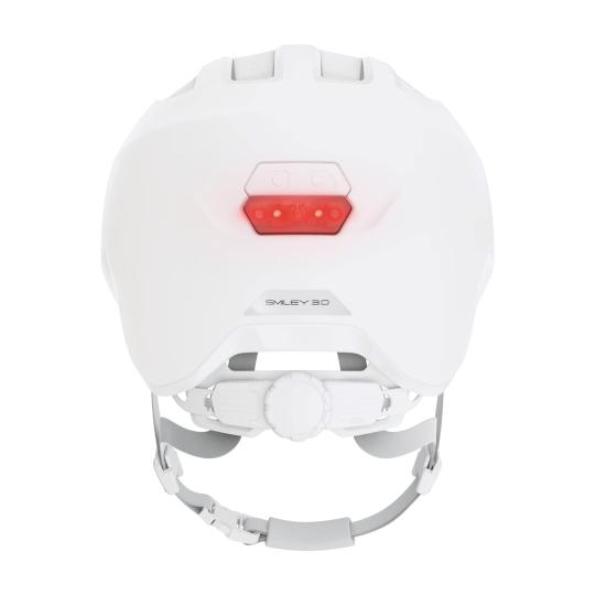 Abus Fietshelm Smiley 3.0 ACE LED pure white M