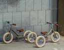Trybike Steel Vintage loopfiets 2 in 1 mat groen