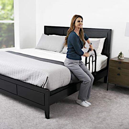 Bed transferbeugel Traveler Stander lichtgewicht en neerklapbaar, met handige reistas