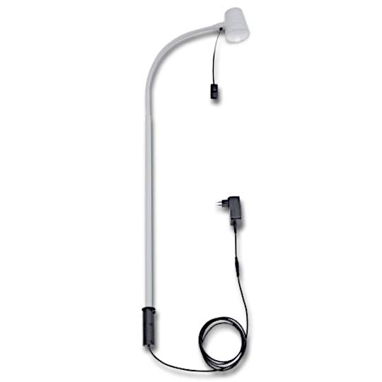 Burmeier Leeslamp Sira te bevestigen in de insteekhuls aan het hoofdeinde van het bed