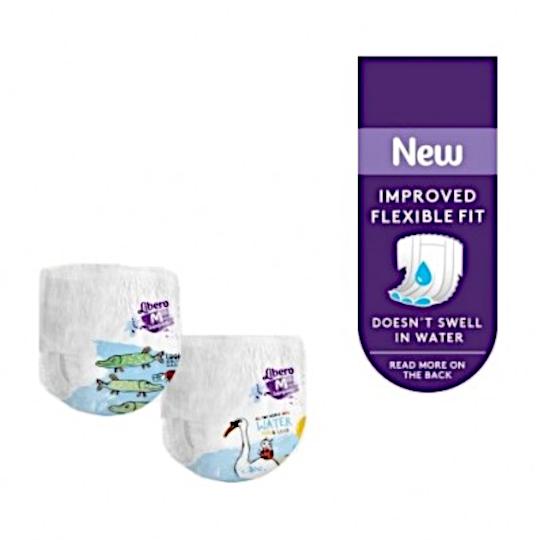 Nieuwe verpakking Libero Swimpants Wegwerp Zwemluierbroekjes 10-16kg (pakje)
