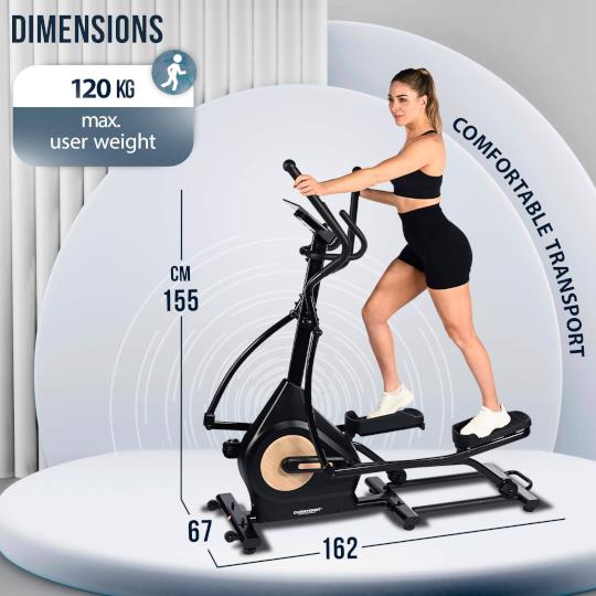 Christopeit Crosstrainer Fit Wheel Pro
