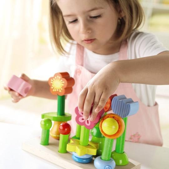HABA Opsteekspel 'Bloementuin'