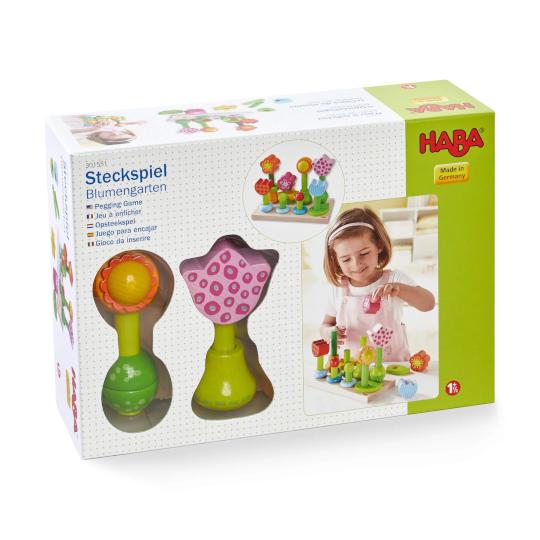 HABA Opsteekspel 'Bloementuin'