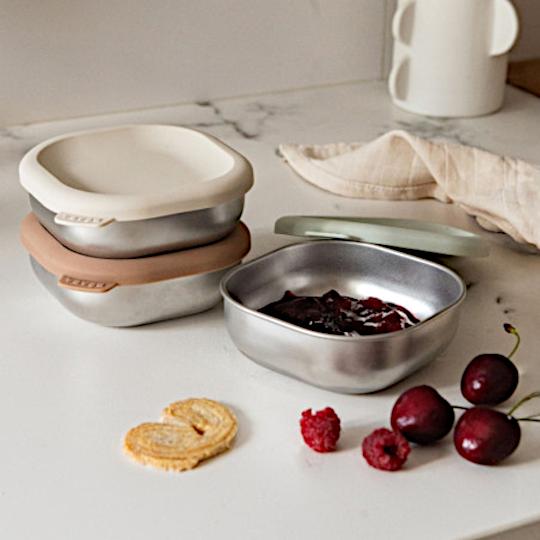 BÉABA RVS Snack Doosjes Multi-Use (3 stuks)