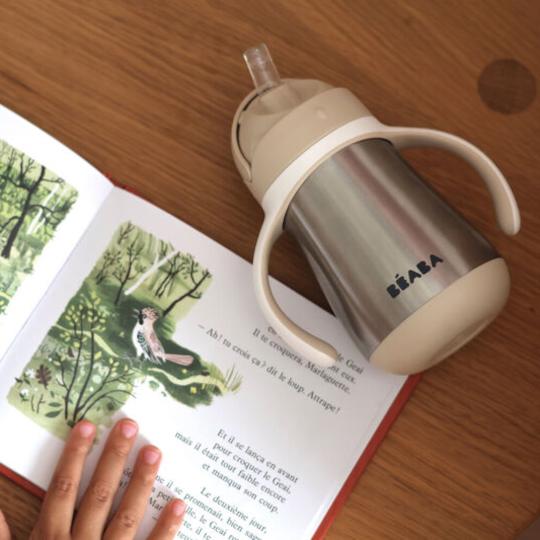 BÉABA RVS Drinkbeker Met Rietje (250ml)