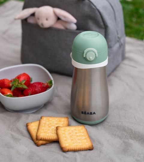 BÉABA RVS Drinkbeker Met Handvat (350ml)