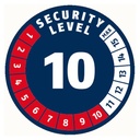 Abus Vouwslot Bordo 6000K/90 zwart SH