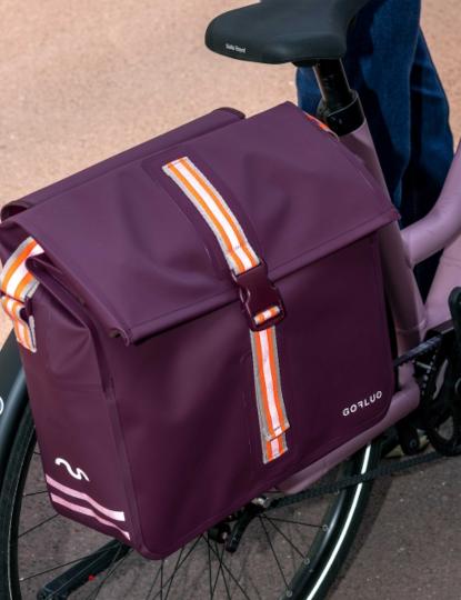 GoFluo fietstas Robin 2.0 Burgundi