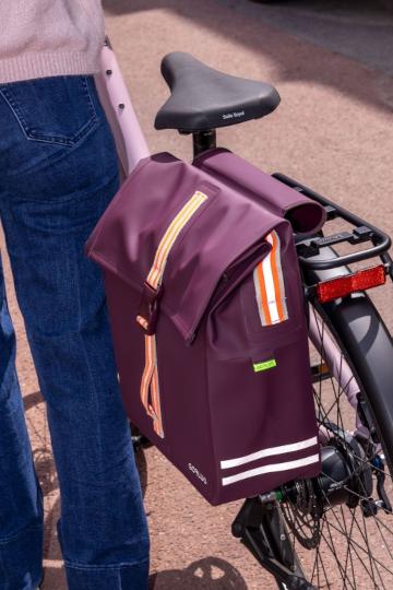 GoFluo fietstas Robin 2.0 Burgundi