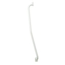 Linido trapspilbeugel staal gecoat wit