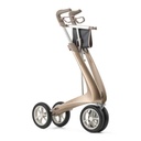 220477 Rollator 4-wiels Carbon UltraLight BREED (incl. grote weekendtas)