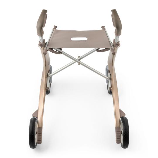 220477 Rollator 4-wiels Carbon UltraLight BREED (incl. grote weekendtas)