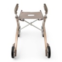 220477 Rollator 4-wiels Carbon UltraLight BREED (incl. grote weekendtas)