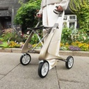 220477 Rollator 4-wiels Carbon UltraLight BREED (incl. grote weekendtas)