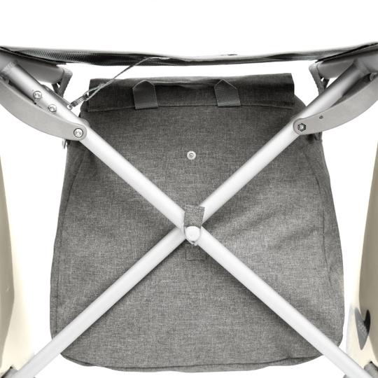 220477 Rollator 4-wiels Carbon UltraLight BREED (incl. grote weekendtas)