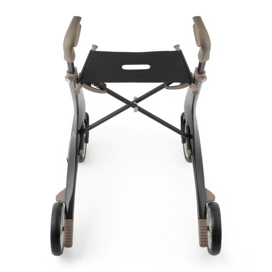 220477 Rollator 4-wiels Carbon UltraLight BREED (incl. grote weekendtas)