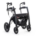 220477 Rollator 4-wiels Rollz Motion Electric (rolstoelpakket, bagagetas, 3 in 1 en pomp incl.)(Mat Zwart)