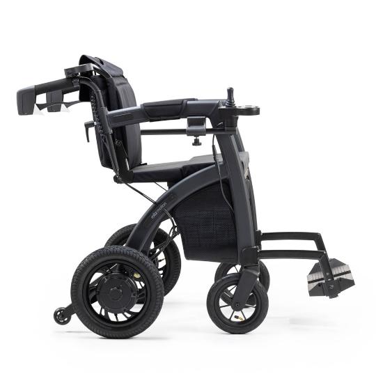 220477 Rollator 4-wiels Rollz Motion Electric (rolstoelpakket, bagagetas, 3 in 1 en pomp incl.)(Mat Zwart)