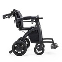 220477 Rollator 4-wiels Rollz Motion Electric (rolstoelpakket, bagagetas, 3 in 1 en pomp incl.)(Mat Zwart)