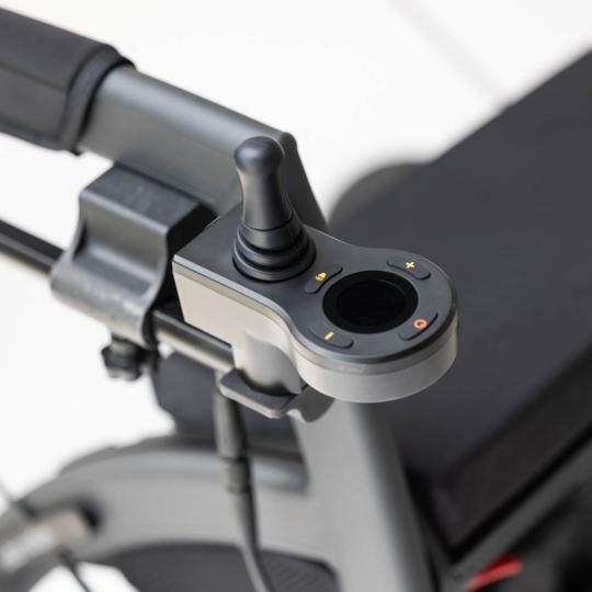 220477 Rollator 4-wiels Rollz Motion Electric (rolstoelpakket, bagagetas, 3 in 1 en pomp incl.)(Mat Zwart)