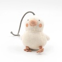 Bamboom Houten muziekmobiel met gebreid speelgoedjes (De Boerderij)