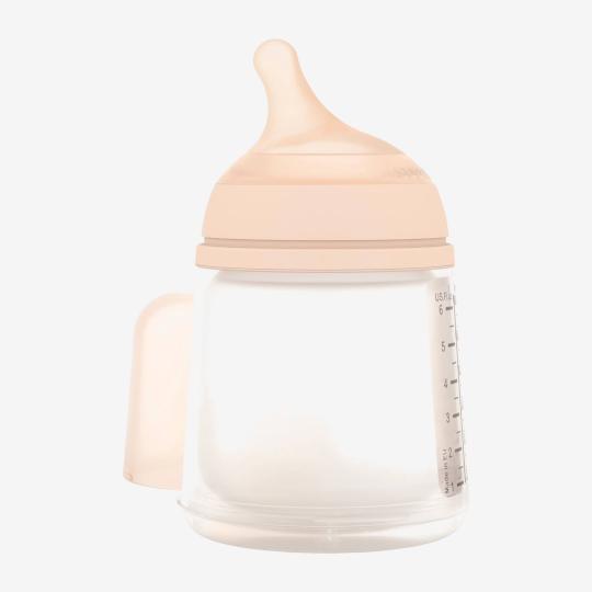 Suavinex Flespakket Zero Zero (180ml Speciale borstvoeding + Zuigspeen + Siliconen zakje fair)