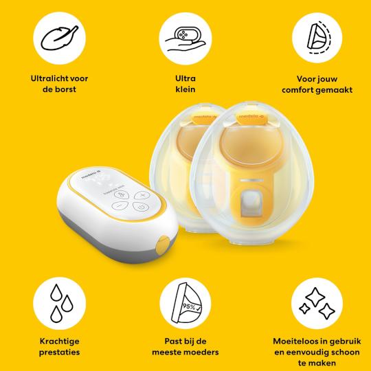 Medela Freestyle Dubbele Mini Hands-Free Elektrische Borstkolf
