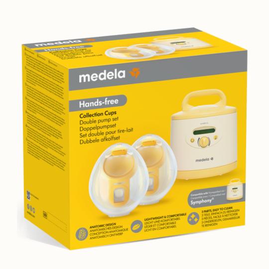 Medela Symphony Hands- free Collection Cups, Dubbel afkolfset