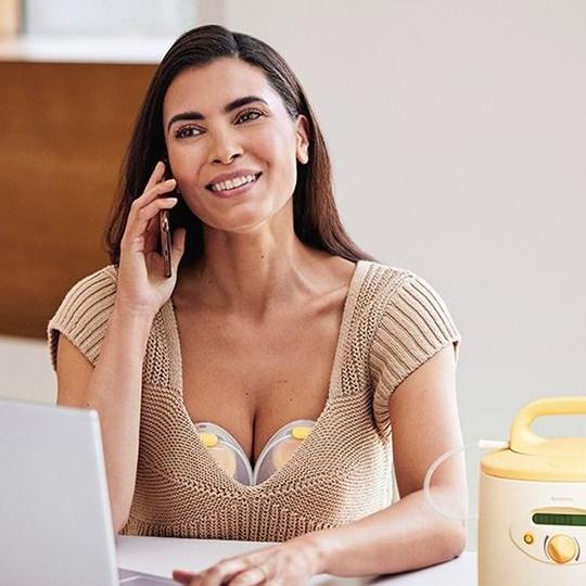 Medela Symphony Hands- free Collection Cups, Dubbel afkolfset