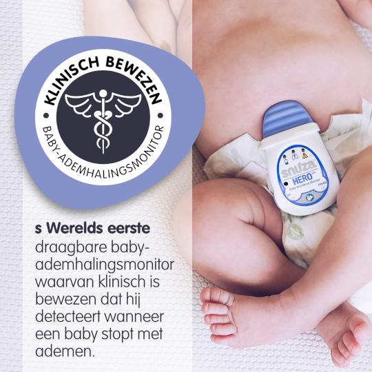 Snuza Hero MD Ademhalingsbabymonitor