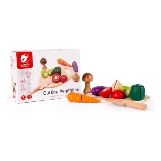 Classic World Houten Snijdbare Groenten