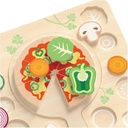 Classic World Houten Vormenpuzzel Pizza