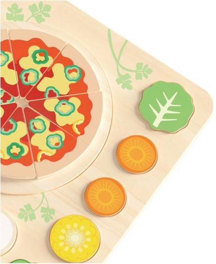 Classic World Houten Vormenpuzzel Pizza