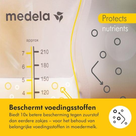 Medela Moedermelkbewaarzakjes met schenktuit (100st)