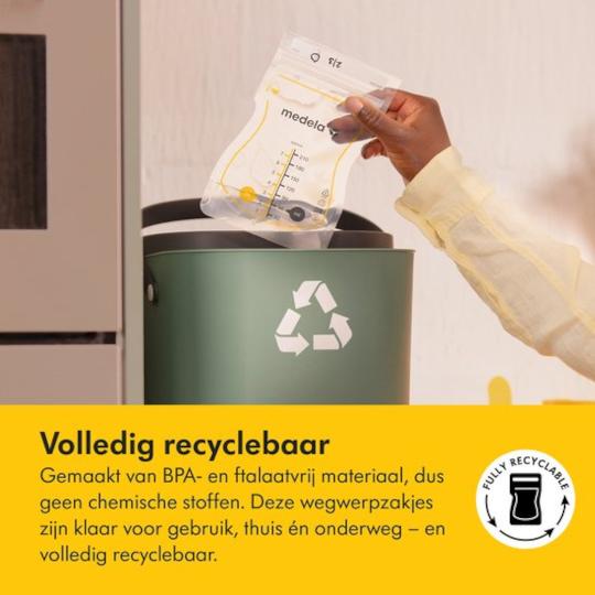 Medela Moedermelkbewaarzakjes met schenktuit (100st)