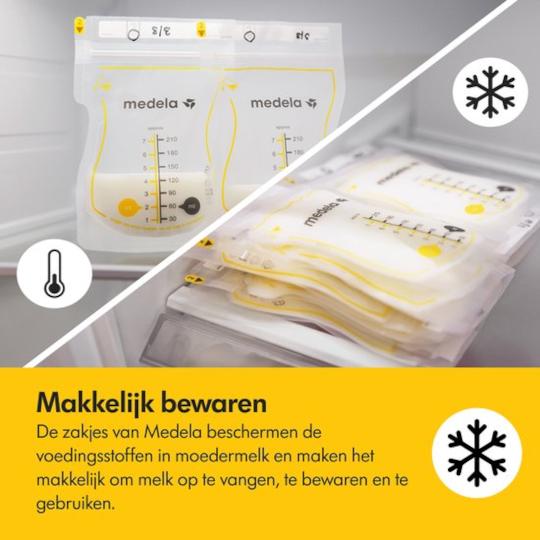 Medela Moedermelkbewaarzakjes met schenktuit (100st)
