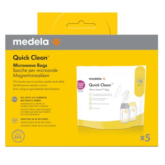 Medela QuickClean Magnetronzakken (5st)