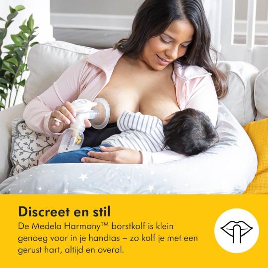 Medela Harmony Essentials Pack (Handkolf + 4 moedermelkbewaarzakjes + 4 zoogkompressen)