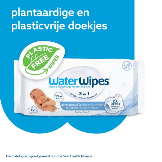 WaterWipes Vochtige doekjes BIO (60st)