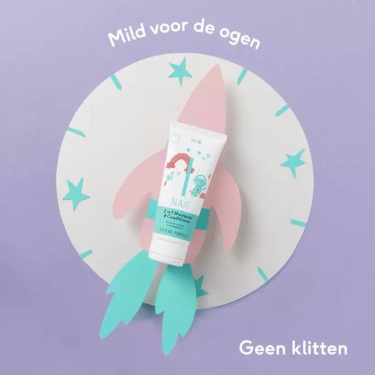 Naïf 2-in-1 Shampoo & Conditioner voor Kids