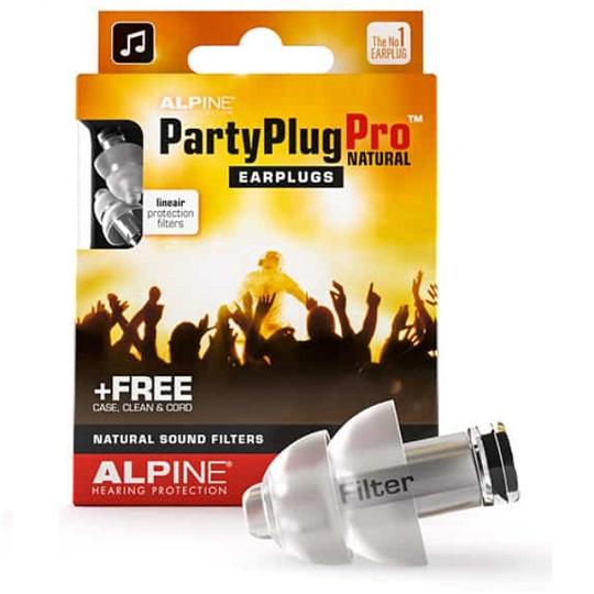 Alpine Oordopjes PartyPlug Pro Natural muziek
