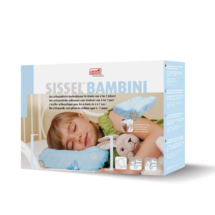 Hoofdkussen kind Sissel Bambini & overtrek gekleurd