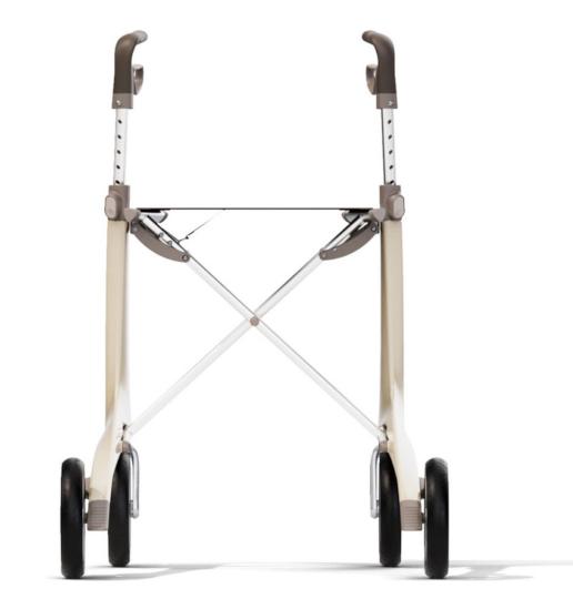 220477 Rollator 4 wielen Carbon Ultra Light Wit