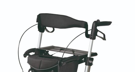 220477 Rollator 4-wiels Gemino 30 comfort zilvergrijs met Plus Pakket