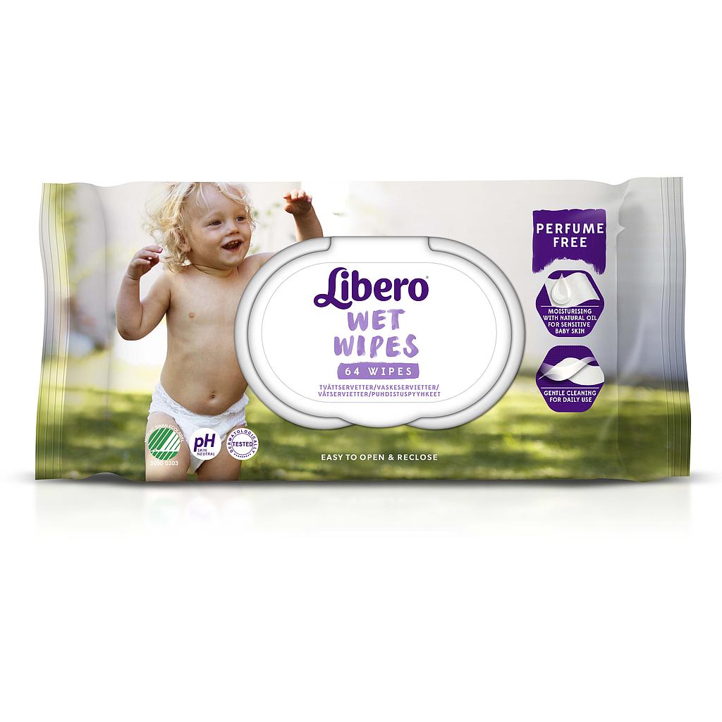 Libero Vochtige doekjes (64st)