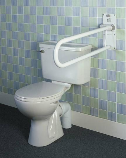 Devon Opklapbare Toiletbeugel (handgreep) 55 cm, greep 25 mm