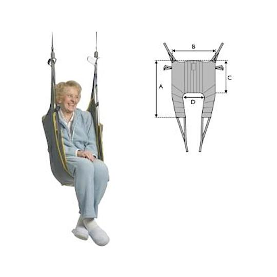 Sling (liftmat) Amputatie polyester S